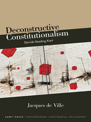 cover image of Deconstructive Constitutionalism